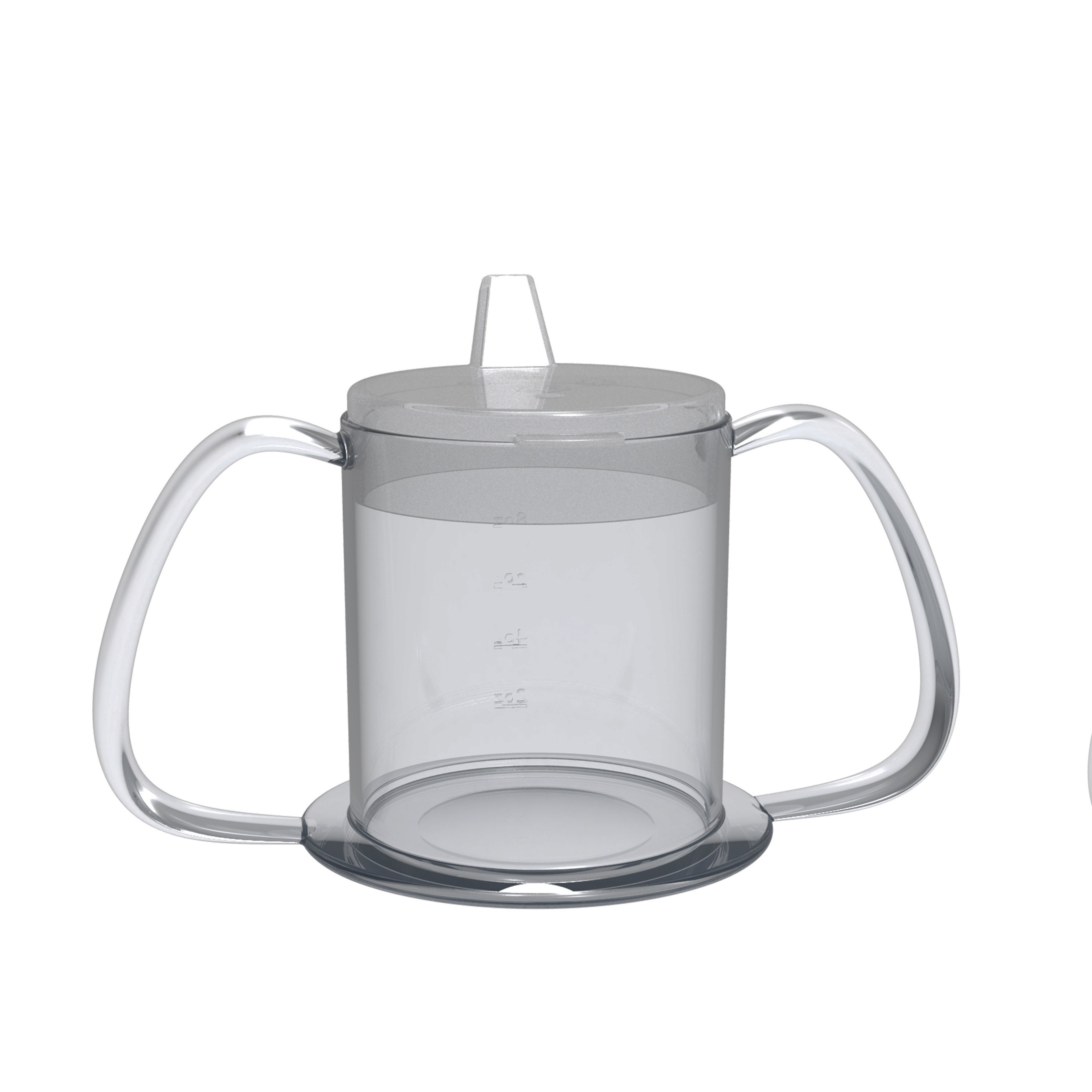 300ml Two Round Handled Adult Drinking Cup For Elderly Disabled And Bedbound