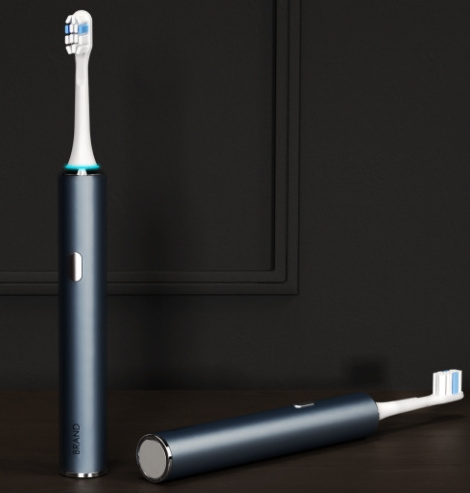 2024 New OEM Rechargeable Sonic Toothbrush Slim Wireless Charging Travel Electric Toothbrush