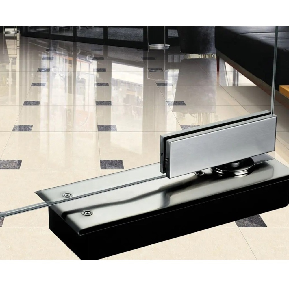 High quality concealed floor spring glass door closer floor spring with polishing cover