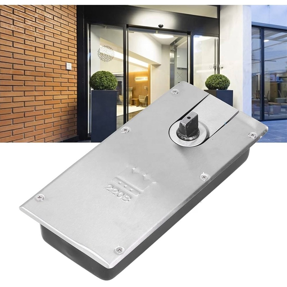 High quality concealed floor spring glass door closer floor spring with polishing cover