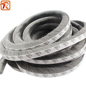 Woven Brush Seal Adhesive Wool Pile Weather Strip Door Seal Weather Strip