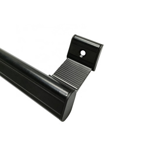 According Plate Pull Handle Door Hardware Accessories Black Aluminum Sliding Door Handle