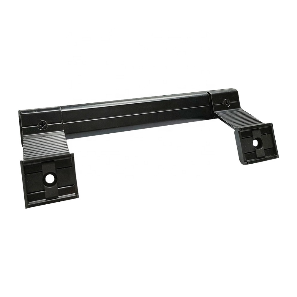 According Plate Pull Handle Door Hardware Accessories Black Aluminum Sliding Door Handle