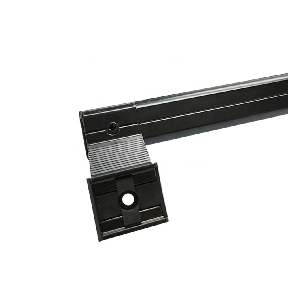 According Plate Pull Handle Door Hardware Accessories Black Aluminum Sliding Door Handle