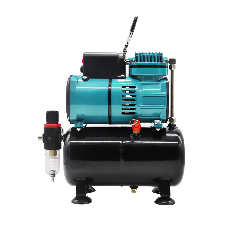 TC-86T double fan mini Airbrush Compressor  Spray Tattoo Nail Art Paint Gun with tank