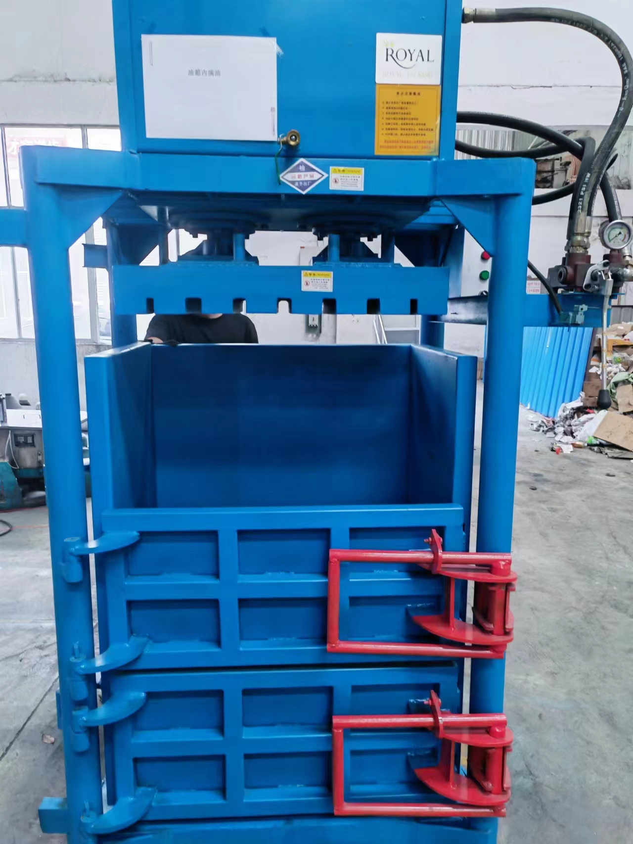 Hydraulic Cardboard Box Paper Baling Machine Plastic Bottle Baler Equipment plastic Bottle Baling Press