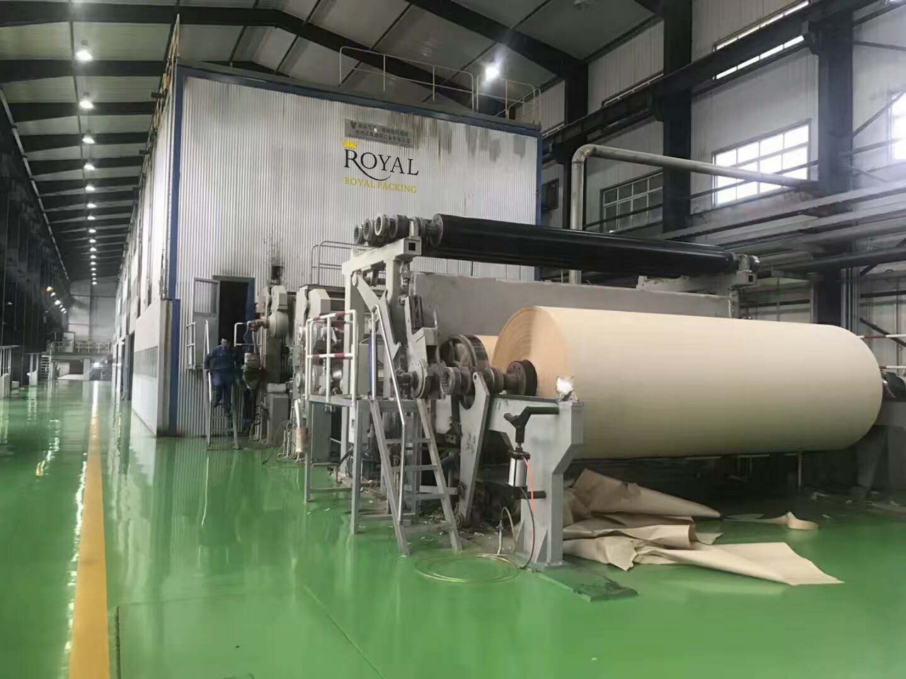 Paper and pulp mill Factory (Finishing Line) for KRAFT PAPER MAKING LINE for 600T/D packaging paper making line