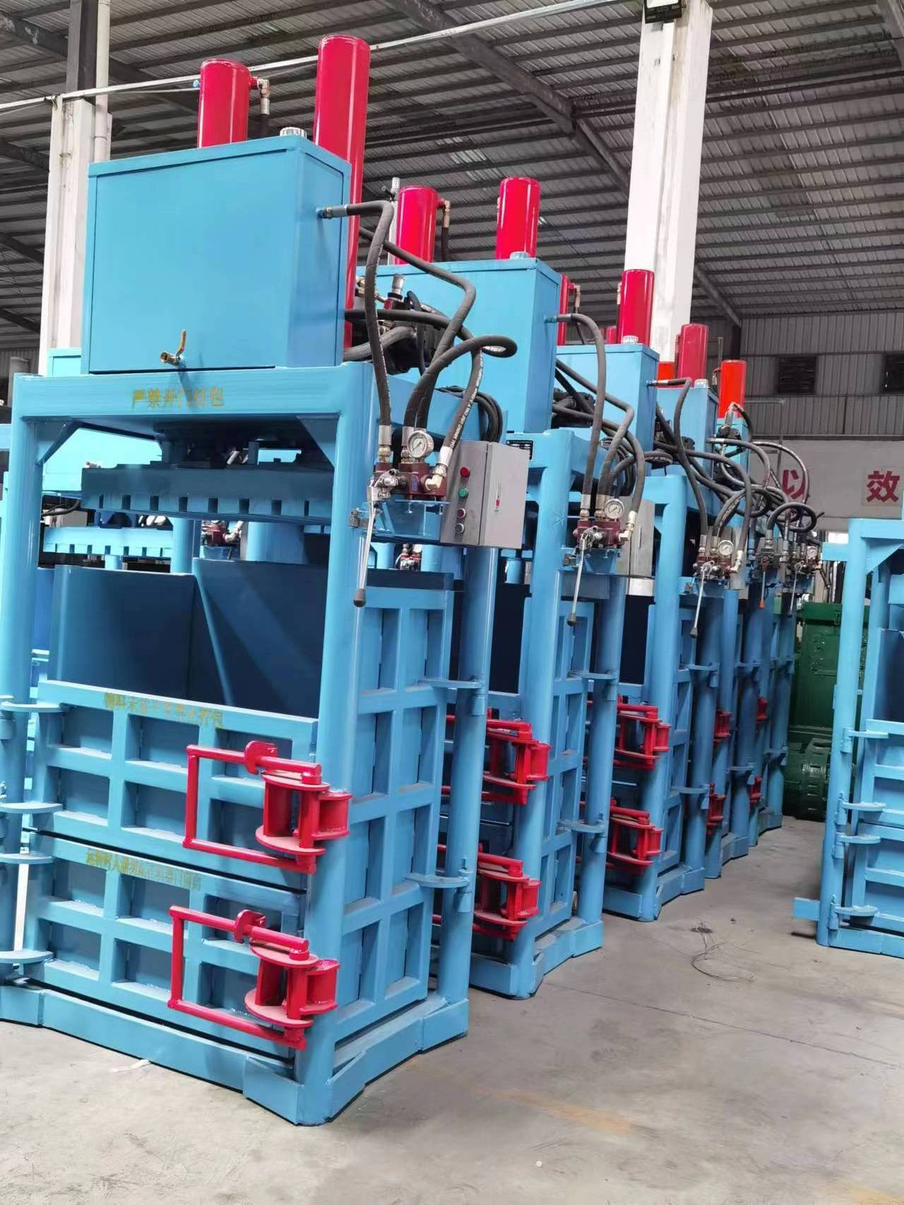 Hydraulic Cardboard Box Paper Baling Machine Plastic Bottle Baler Equipment plastic Bottle Baling Press