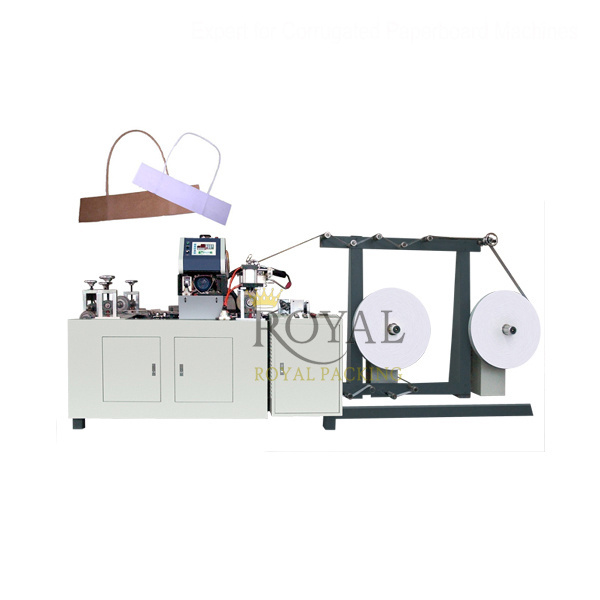 Automatic paper bag handle machine for kraft paper bag with twisted paper handle making machines