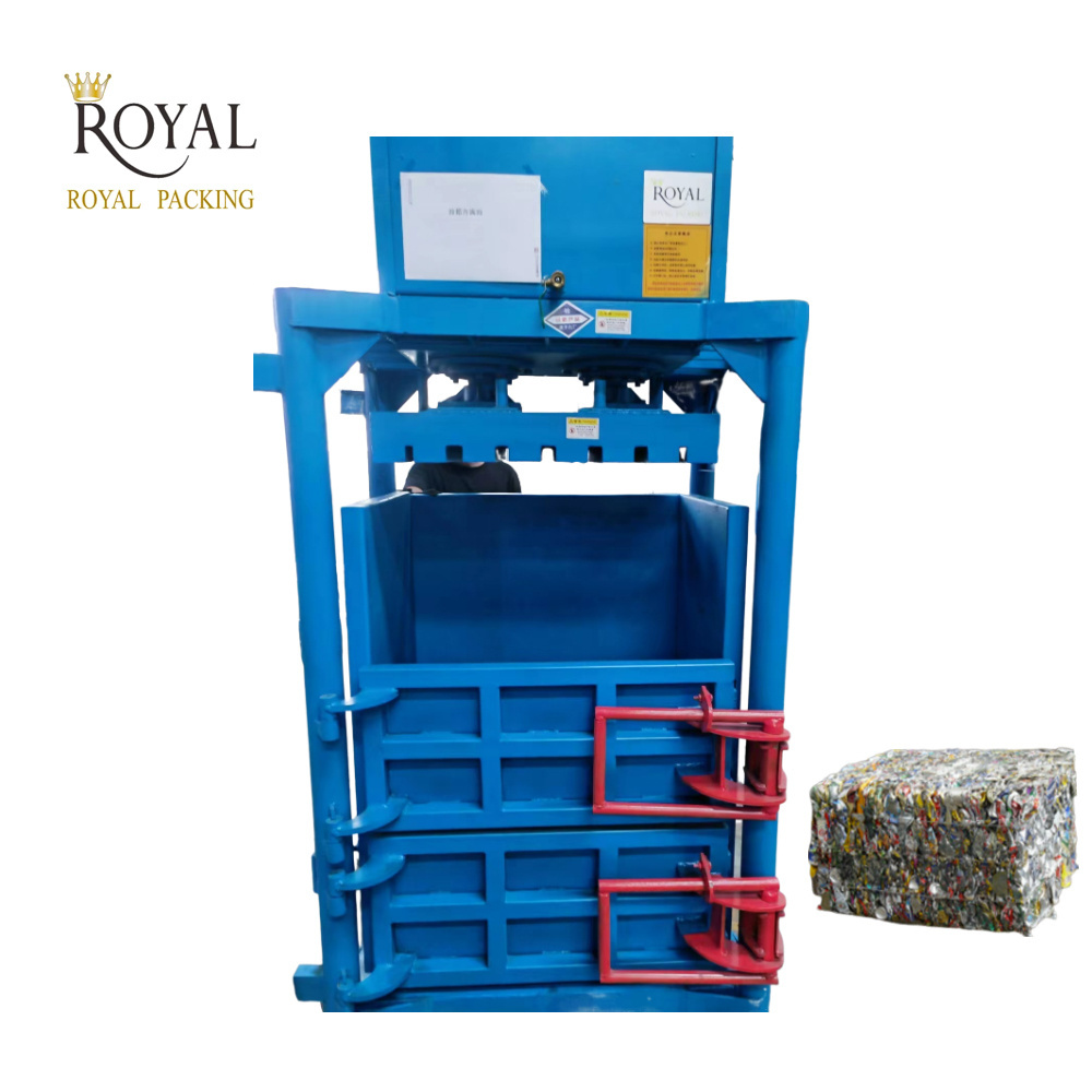 Hydraulic Cardboard Box Paper Baling Machine Plastic Bottle Baler Equipment plastic Bottle Baling Press