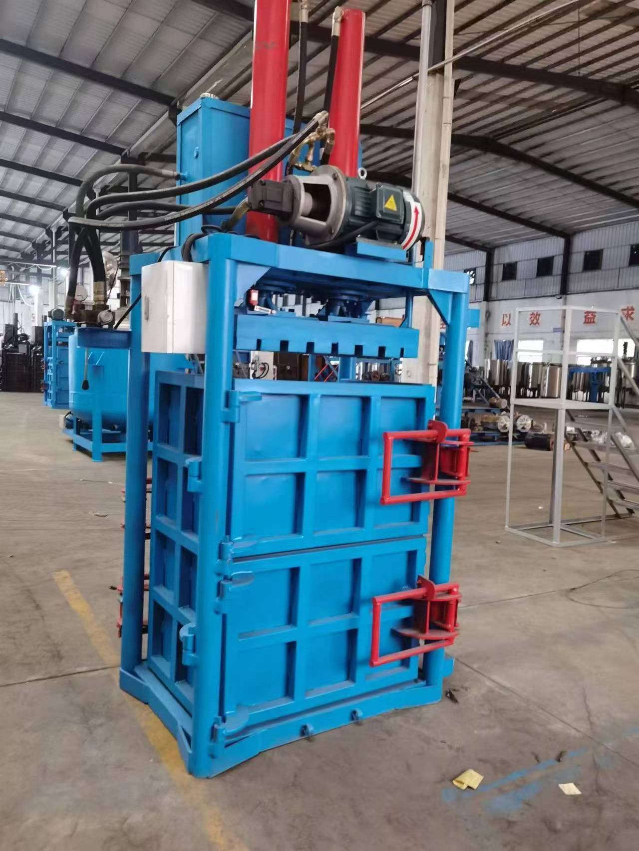 Hydraulic Cardboard Box Paper Baling Machine Plastic Bottle Baler Equipment plastic Bottle Baling Press