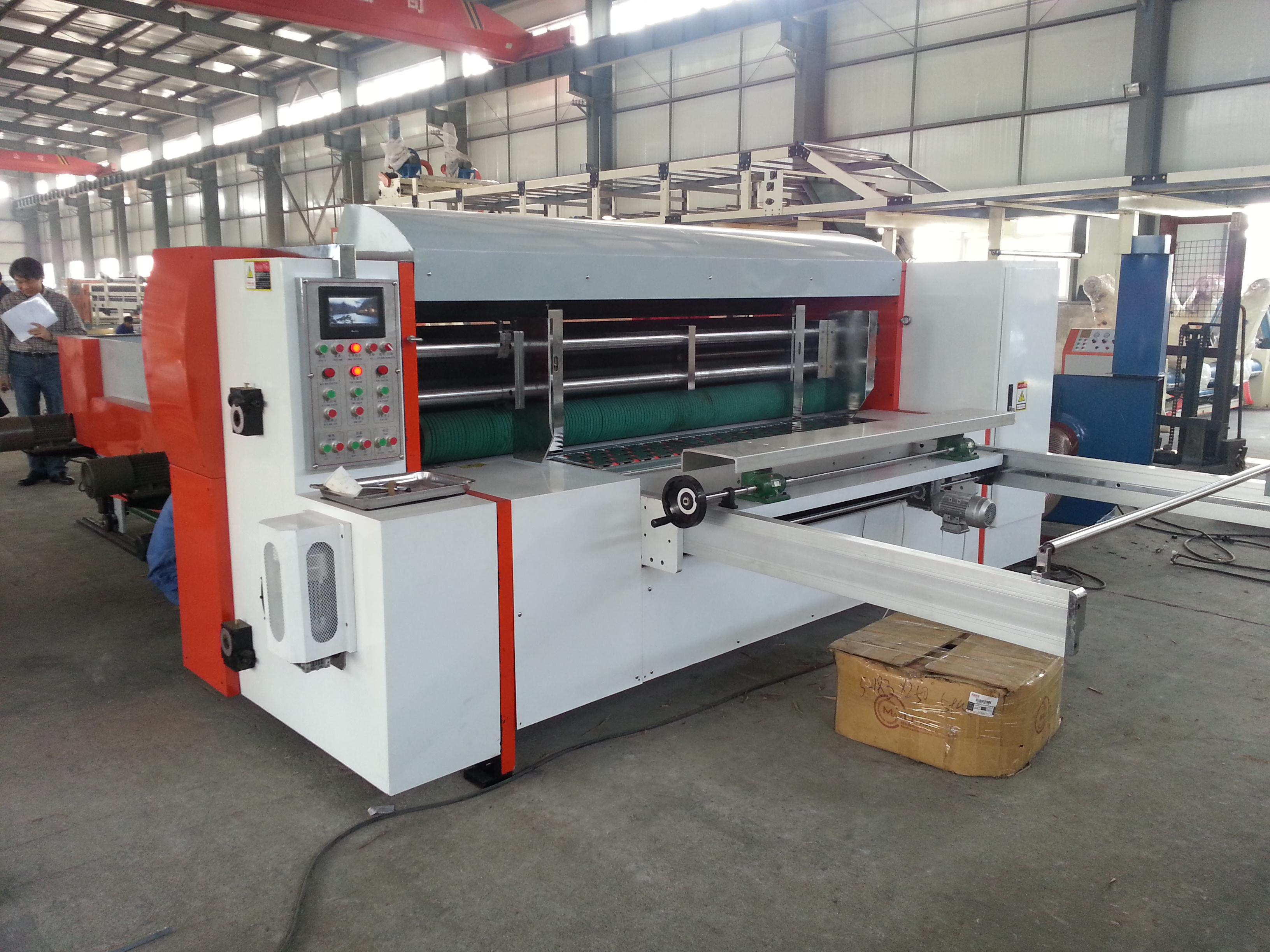 Full automatic Rotary Die Cutter for Corrugated Cardboard Box