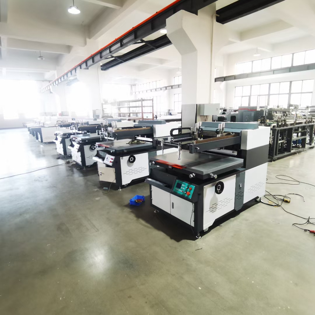 High Quality Semi-automatic  Multi Color Auto Flat Screen Press With High Speed And High Precision uv printing machine