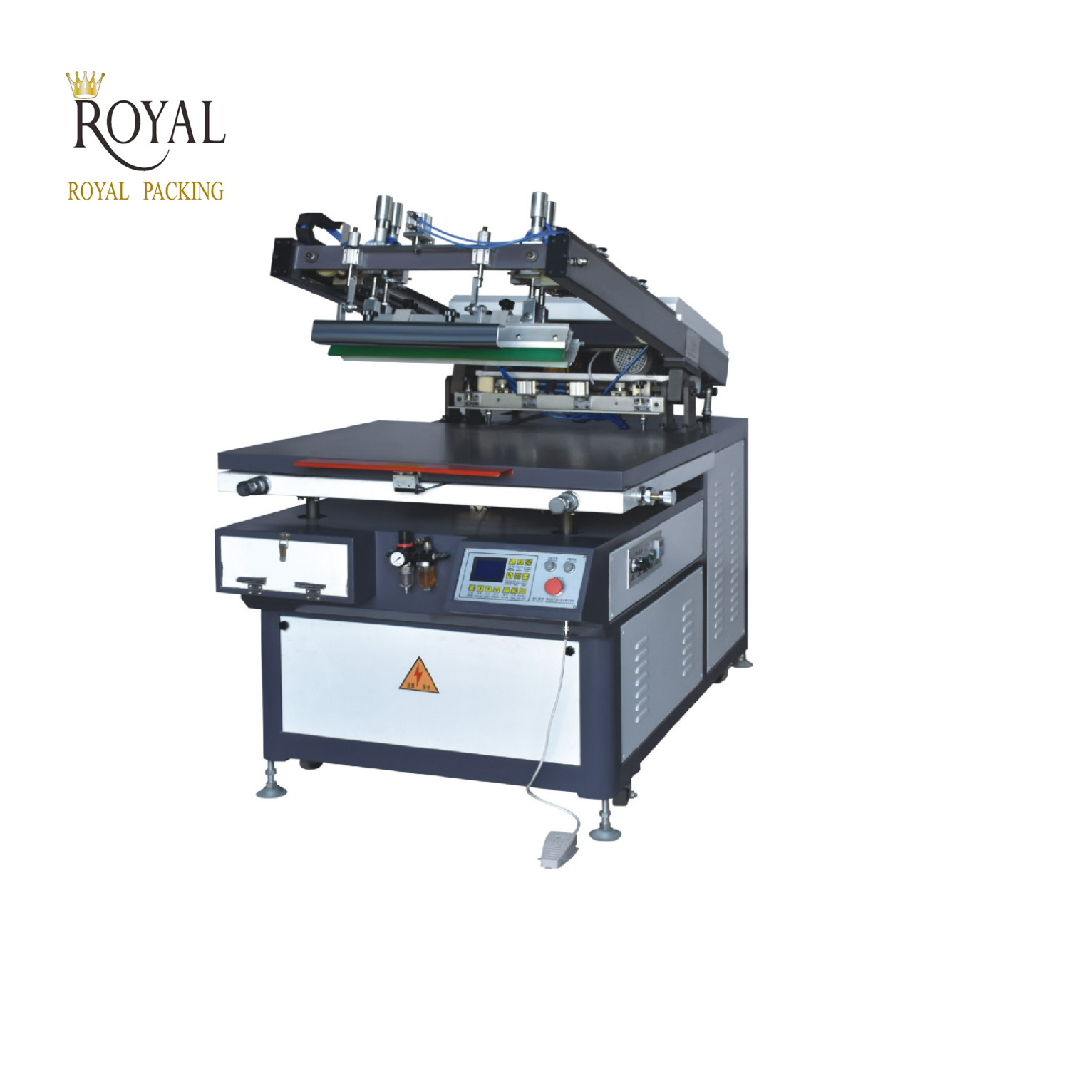 High Quality Semi-automatic  Multi Color Auto Flat Screen Press With High Speed And High Precision uv printing machine