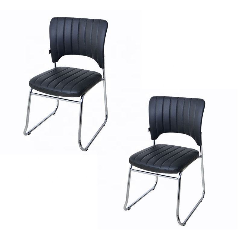 Wholesale price metal frame staff visitor meeting chair training leather chair computer conference room office chair