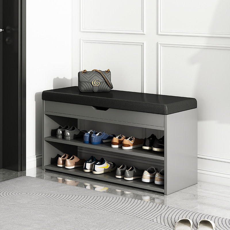 Luxury Modern Entryway Hallway Furniture Wooden Bench Shoe Storage Rack Cabinet With Seat,Shoe Cabinet With Stool