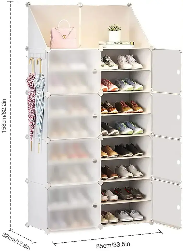 Factory Manufacture Extendable Standing Stackable Shoe Rack Cheap Amazing Plastic 10 Tier Shoe Rack For Home