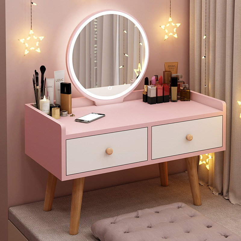 1 Set Not Sale Lights Makeup Speaker Makeup Vanity Table Lighted Mirror Dressing Table Led Mirror Bulb Makeup Desk With Drawers