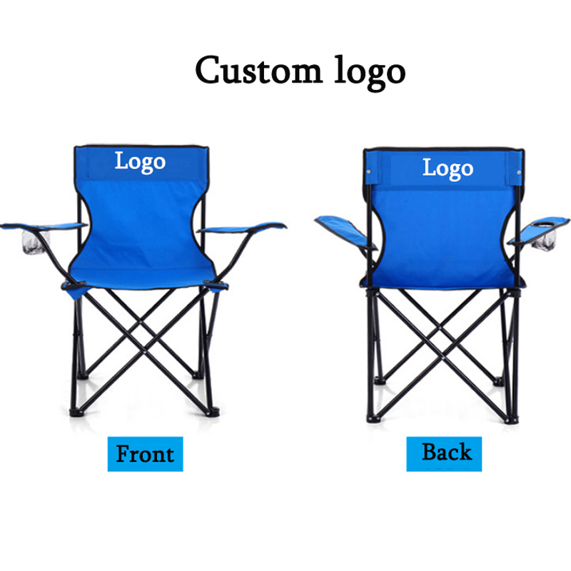 China Manufacturer Custom Logo Camping Chair With Carry Bag Camping Beach Chair Folding Chair For Hiking