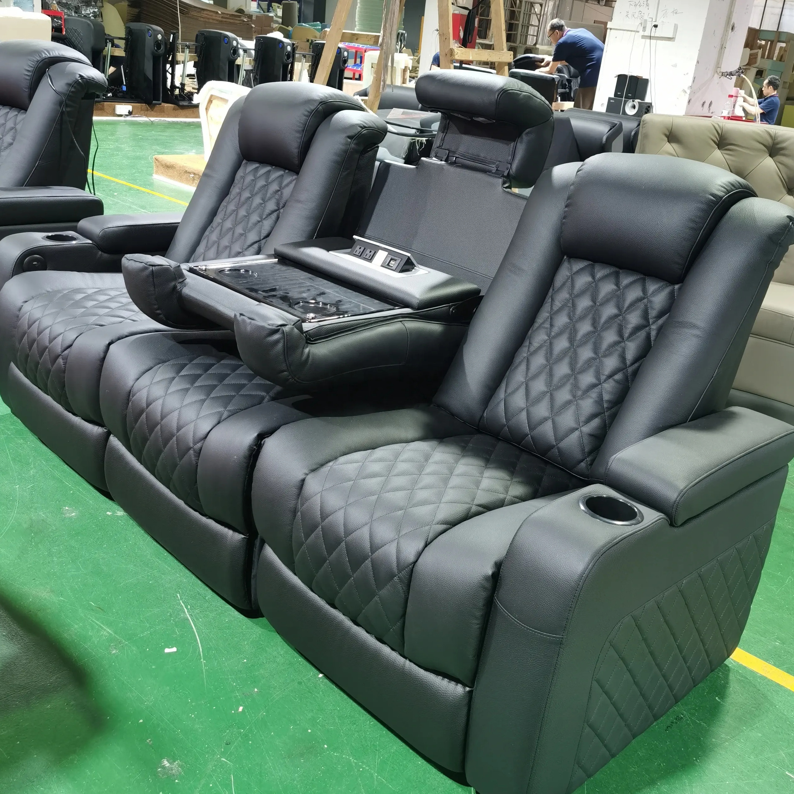 VIP Cinema power modern electric recliner chair sofa for VIP room airport home cinema