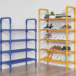 Shoe Rack 4-tier Metal Shoe Tower 20-pair Shoe Storage Organizer Unit Entryway Shelf Cabinet With 4 Tiers Durable Metal Rack