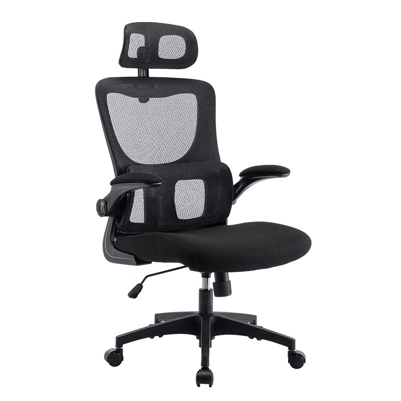 Executive office lift chair ergonomic height headrest armrests adjustable mesh chair for office gaming study