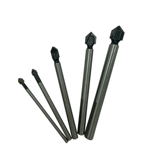 Royal Sino 5Pcs Broca Para Vidrio Porcelain Drilling Centering 3 Flat Shank Tile Ceramic Glass Drill Bit