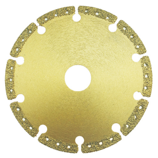 Royal Sino Vacuum Brazed Diamond Saw Blade All Purpose Metal Cutting Disc Demolition Wheel For Fire Rescue Hard Stone