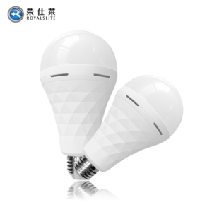 Rechargeable Diamond-Shaped Emergency Lighting Bulb Intelligent Charging Backup Battery High Lumen Led Bulb