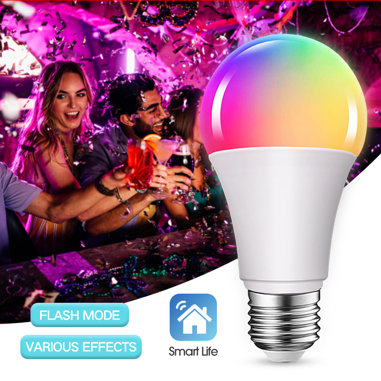 Hot Sale Wireless Wifi 12W E27 Color Changeable LED Remote Control Music Speaker Smart Rgb Light Bulb