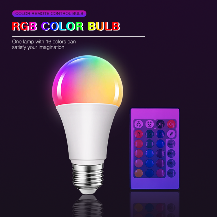 Smart WiFi LED bulb with Alexa and Google Assistant E27/B22 RGB dimmable Tuya works