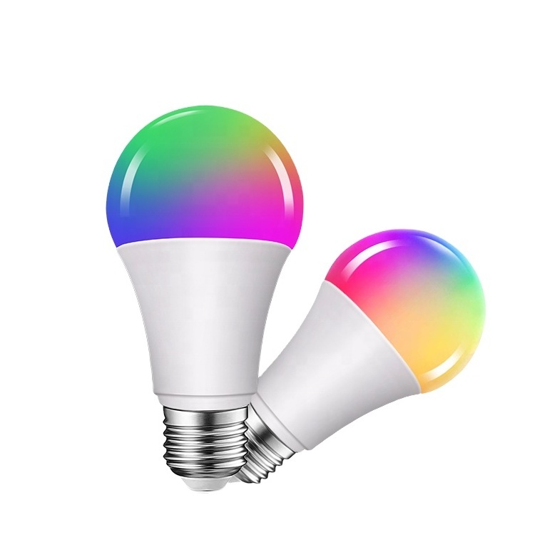 9w 12w 15w Smart Color Change Light RGB Bulb Connect with Wifi/Bluetooth 9w Rgb Smart Led Color Light Bulb Light