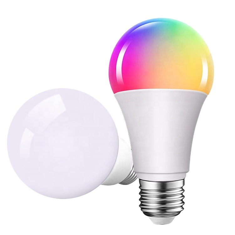 9w 12w 15w Smart Color Change Light RGB Bulb Connect with Wifi/Bluetooth 9w Rgb Smart Led Color Light Bulb Light