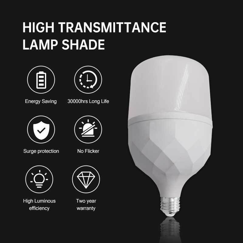 Factory Wholesale Price Energy Saving Led Light Bulbs Led B22/E27 Base T Bulbs for Home Living Room Use