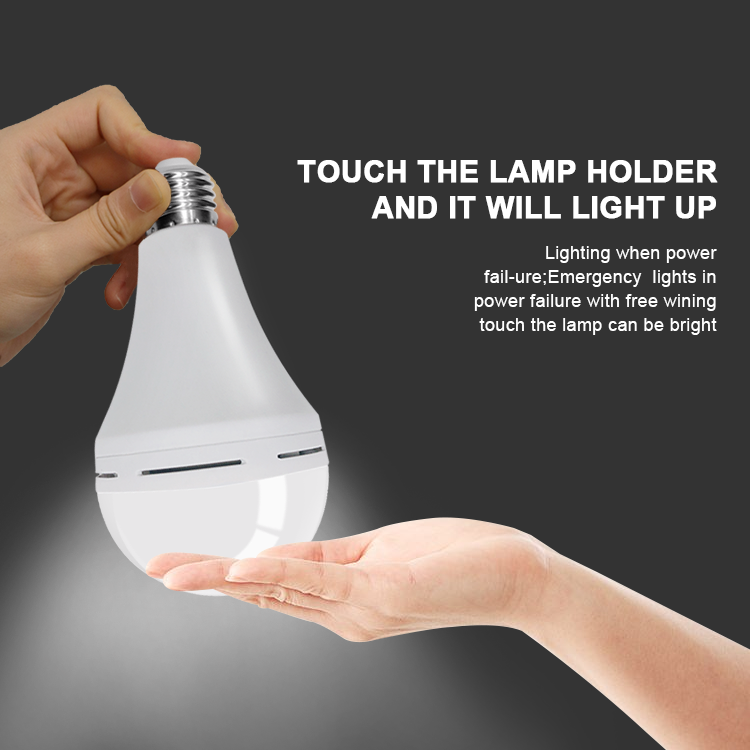 Portable Outdoor Home Use Emergency Led Lights Bulb Rechargeable Led Emergency Bulb