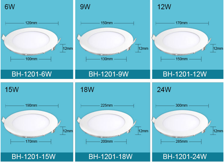 High Quality Custom Wholesale Ultra Slim Led Panel Lights Ceiling Square Round Panel Lights Ceiling Light