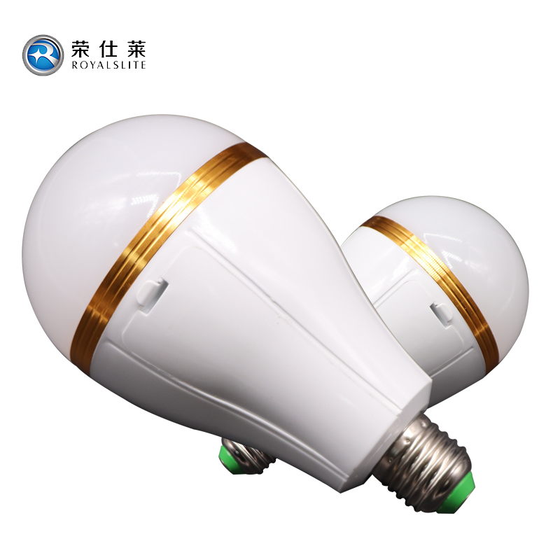 Free Samples 15w 2*1200 Mah Double Battery Content Rechargeable Bulb Emergency Lightbulb