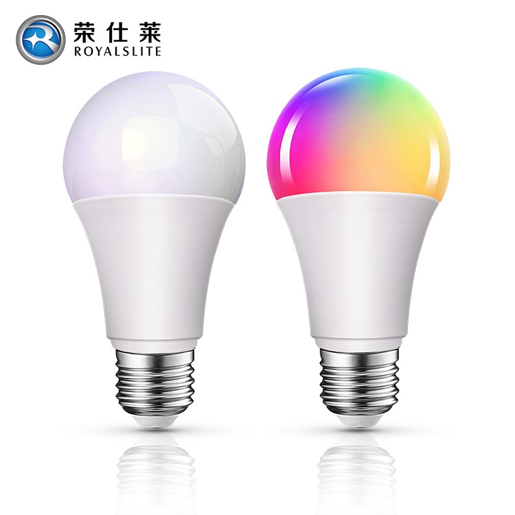 Rgb+cw Dimmable 9w 7w E26 E27 B22 Wifi Bombilla Inteligente Smart Color Bulb