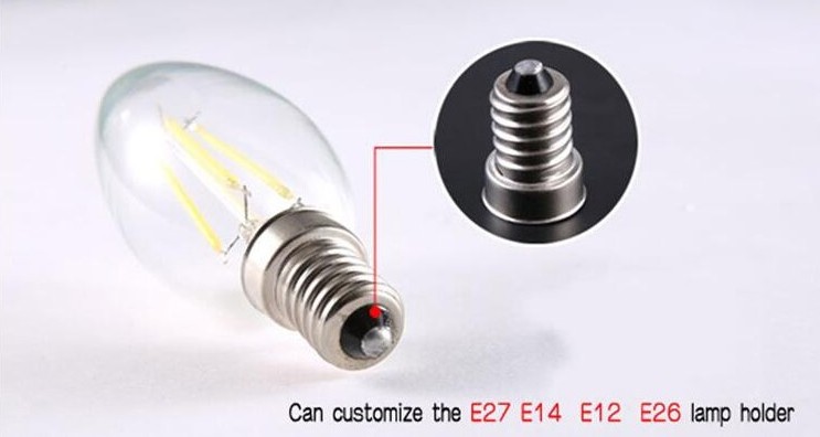 LED Candle Light Bulb C35 E12/E14 Lamp Mini Candle Light 3w 4w 5w 7w g45 Led Bulb for Chandelier Lighting