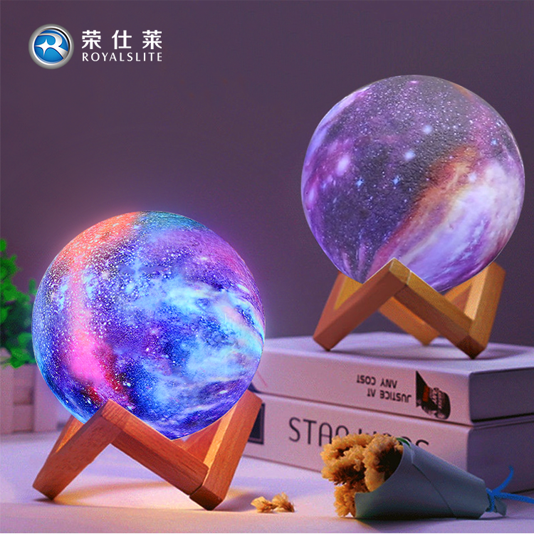 Royalslite Smart remote control dimming color changing table lamps magic gift touch mood lights small 3d led night