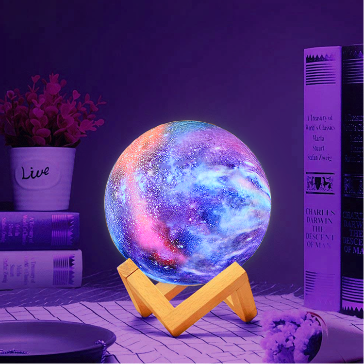 Royalslite Smart remote control dimming color changing table lamps magic gift touch mood lights small 3d led night