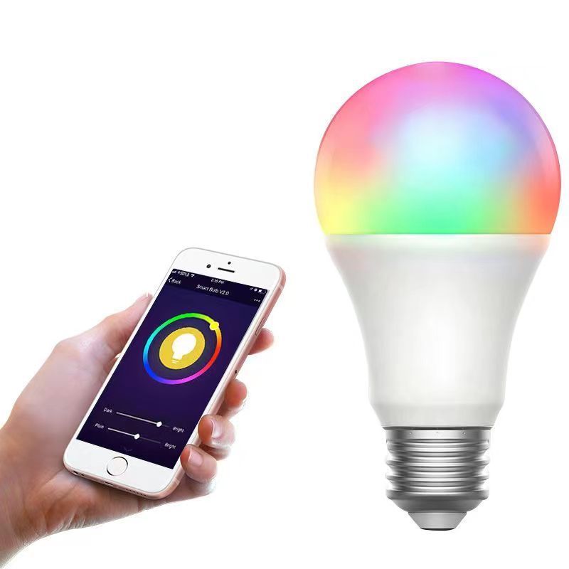 Voice Control 110-240v Smart Bulb Rgb Wifi Smart Bulb Remote Control 9w E27 E26 B22 A60 Led RGB Light Bulb Bluetooth