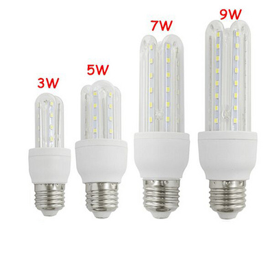 Spiral LED Corn Bulb 24W E27 Lamp SMD 2835 Spotlight 360 Degree AC85-265V Horizontal Plug Light