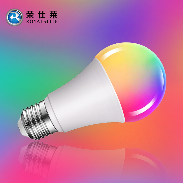 Rgb+cw Dimmable 9w 7w E26 E27 B22 Wifi Bombilla Inteligente Smart Color Bulb