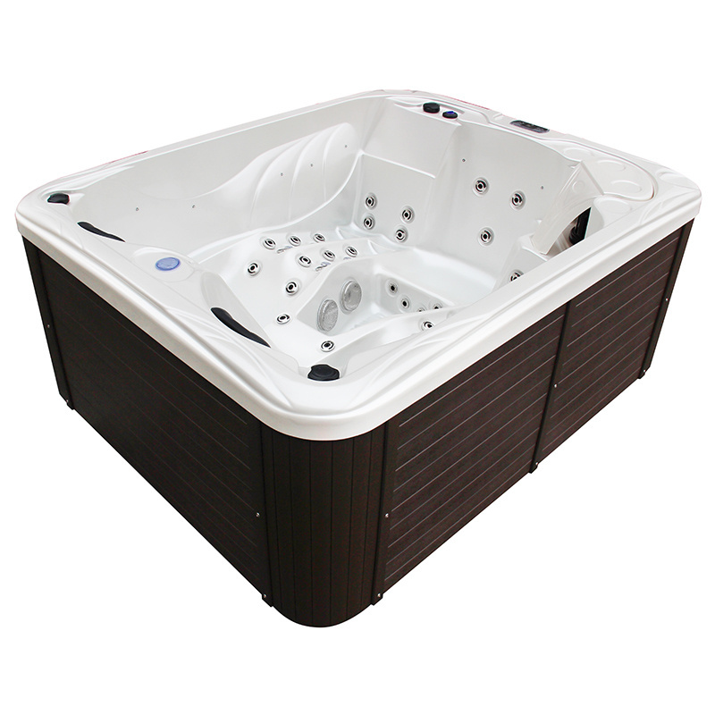 Family Acrylic 3 Person Balboa Spa Massage Bathtub