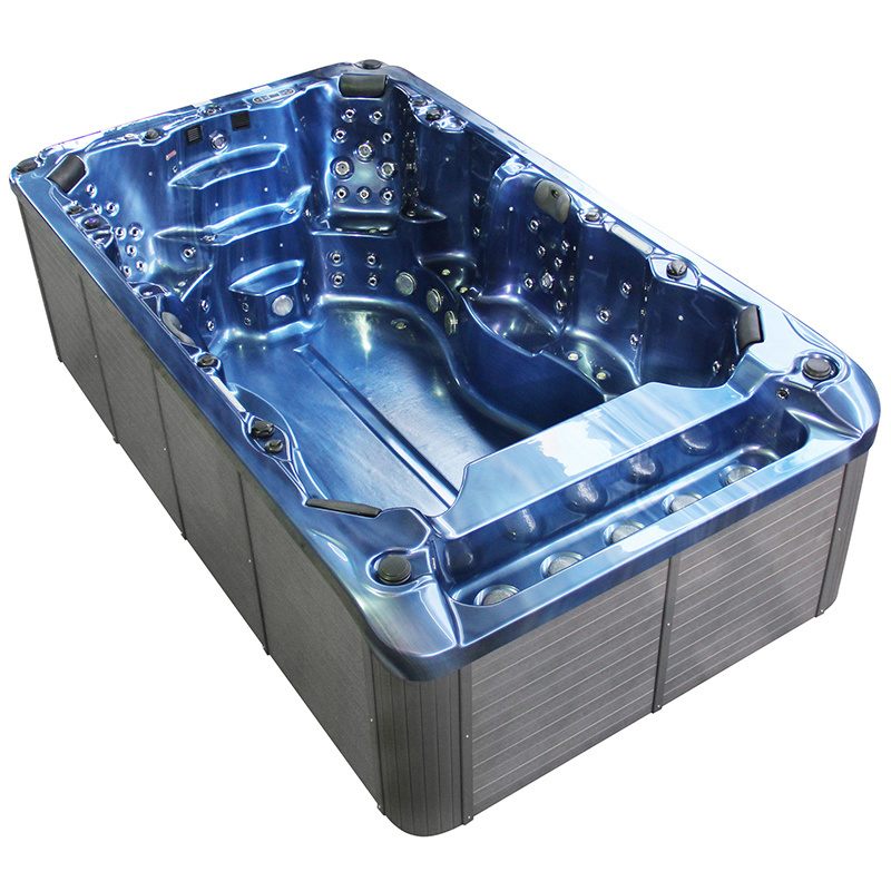 Luxury Extra Large Rectangular 10 Person Hot Tubs Swim Spa Outdoor