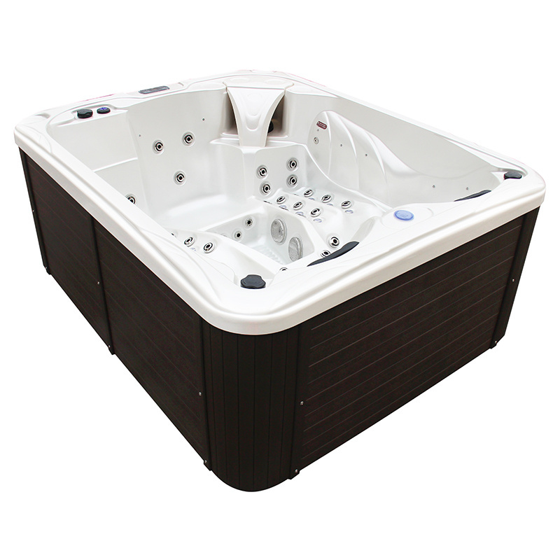 Family Acrylic 3 Person Balboa Spa Massage Bathtub