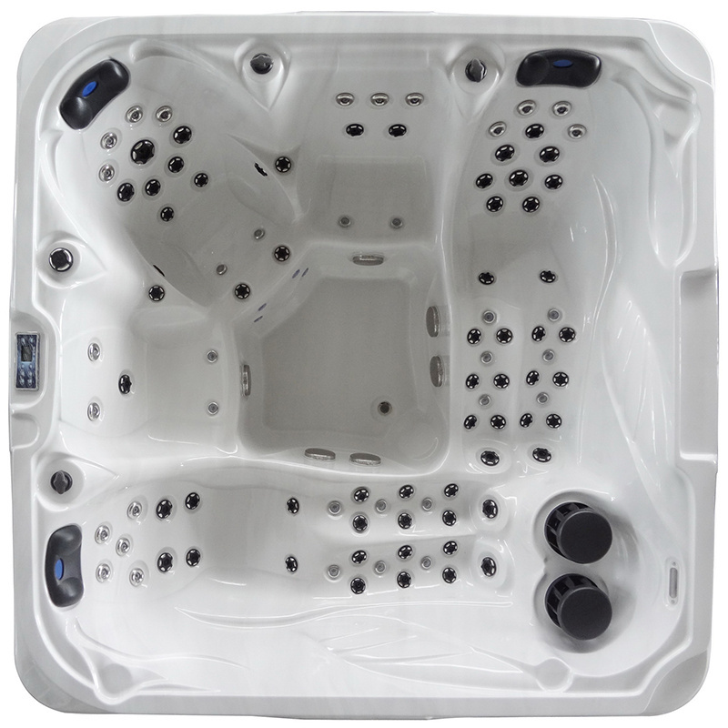 High Quality 5 Persons Acrylic Balboa Whirlpool Massage Outdoor Spa Tub