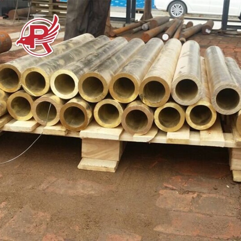 Low Price Seamless ASTM B111 C68700 Brass Tube Large Diameter Brass Pipe / Brass Tube