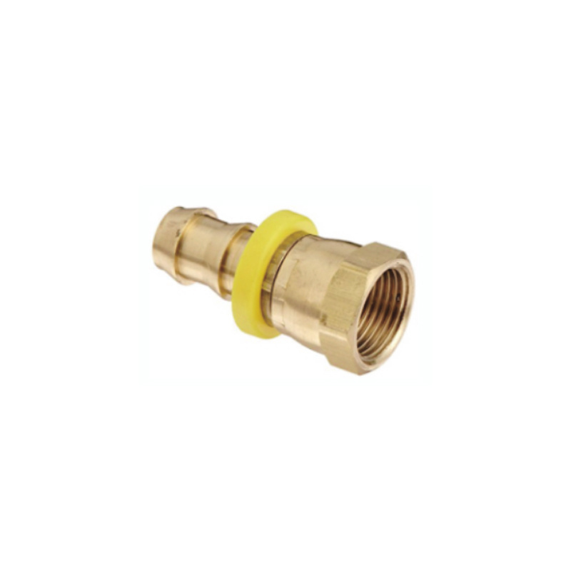 Custom Made Brass Pneumatic Push On Hose Barb Pipe Fittings